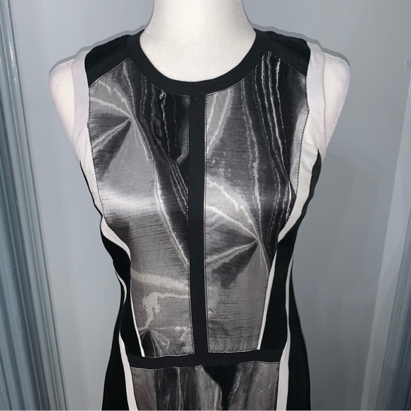 Helmut Lang Abstract Print Dress Size 2 - Picture 5 of 9